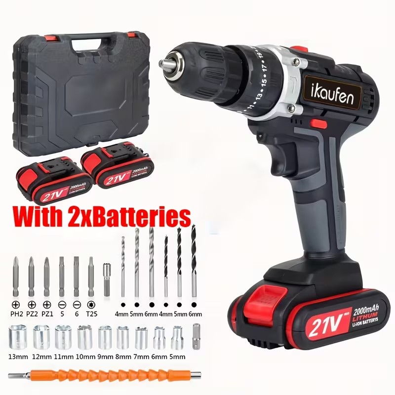 Taladro percutor el&eacute;ctrico 21V